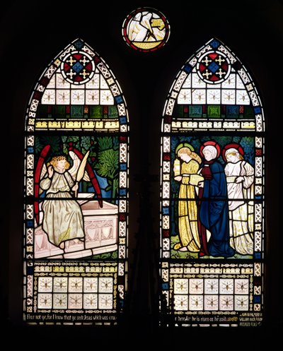 The Three Maries at the Sepulchre by William Morris